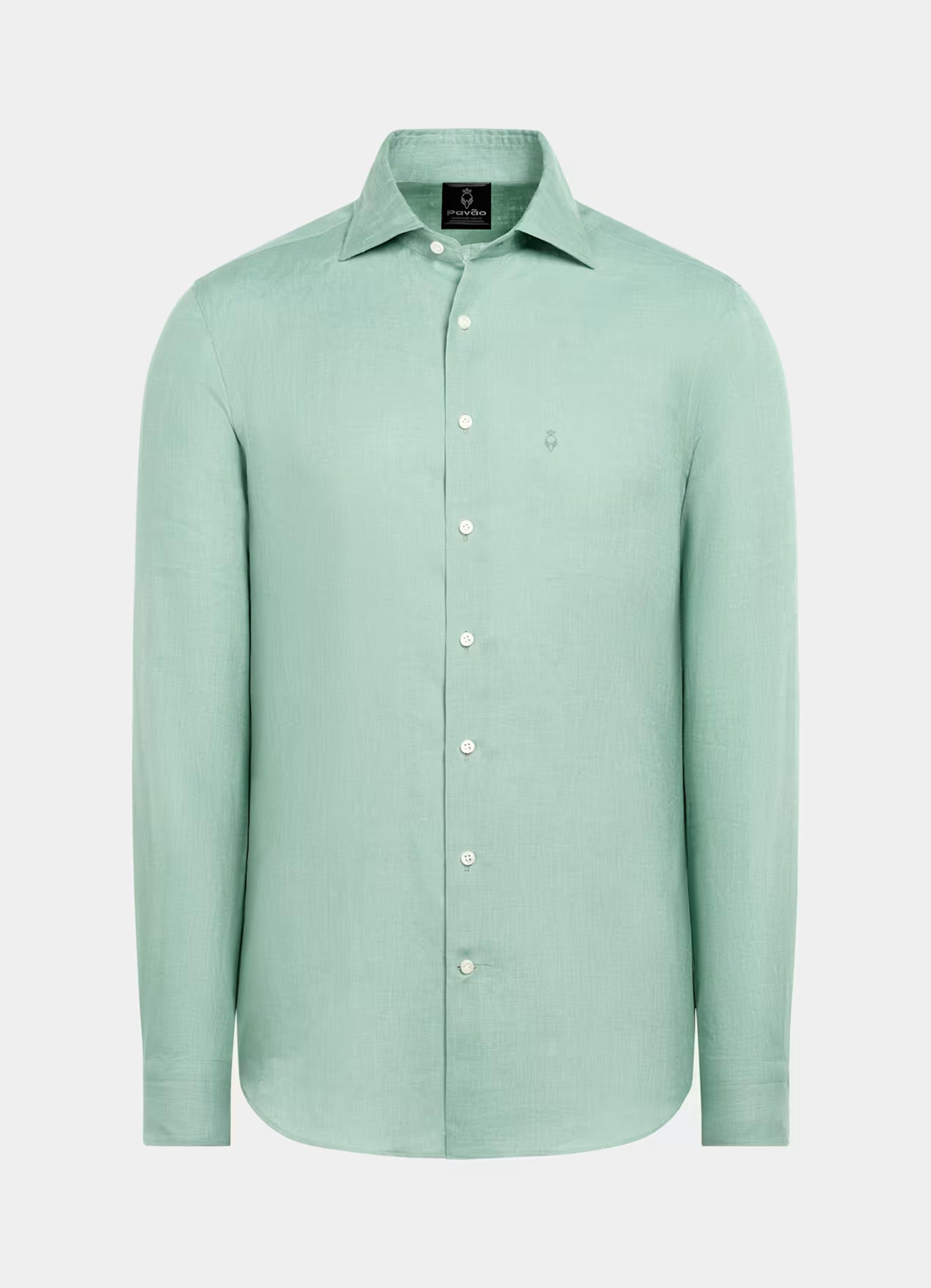 100% Linen Shirt SeaFoam Green Pavo 100% Linen Shirt SeaFoam Green Pavo